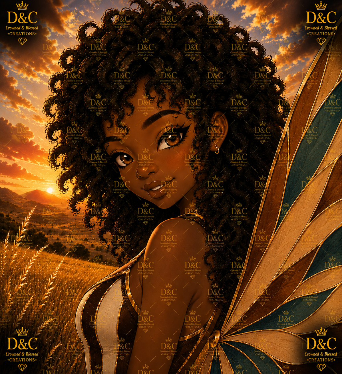 The Free-Spirited Sagittarius Fairy 60x66 Square Drills