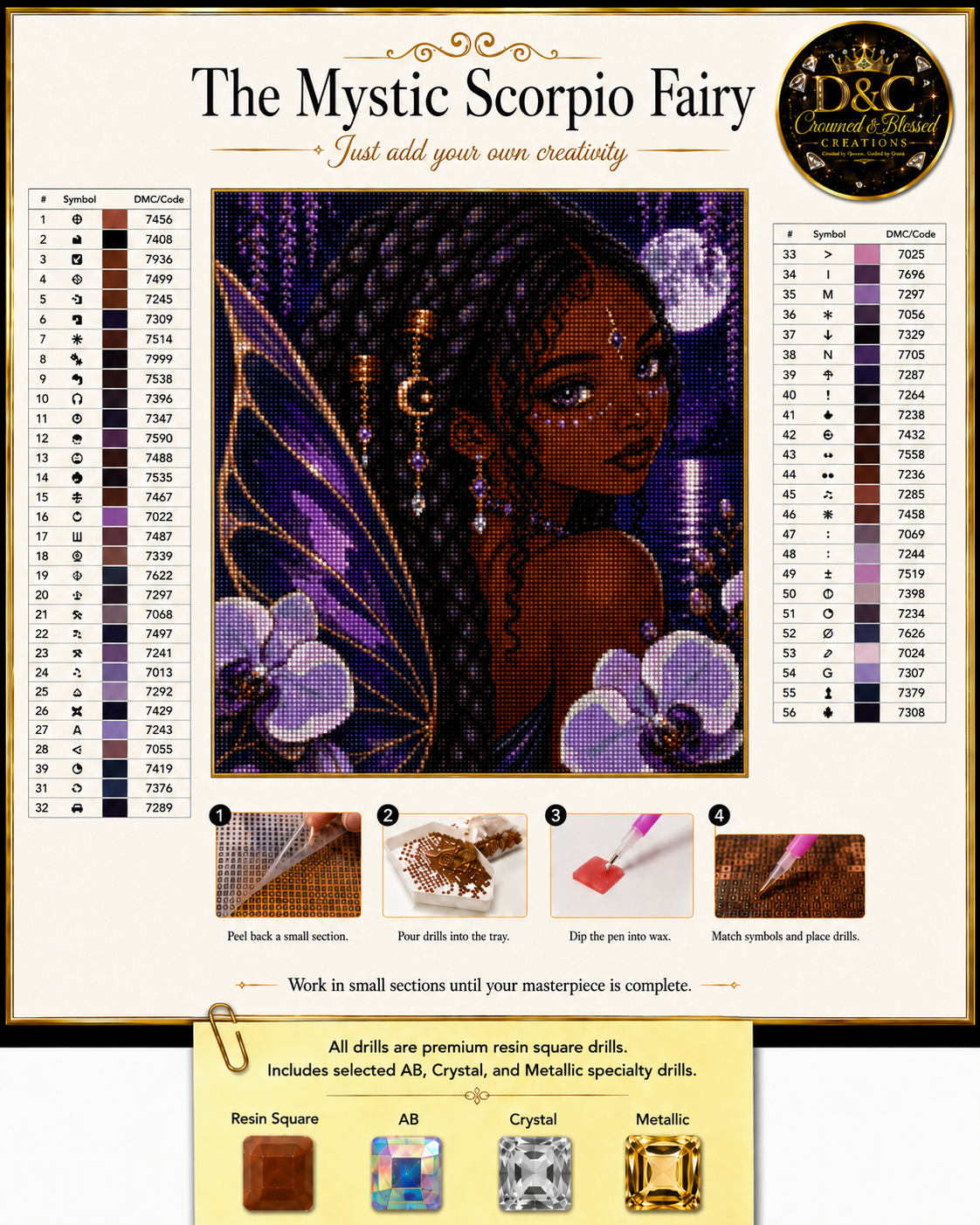 Mystic Scorpio Fairy Diamond Art Guide.png