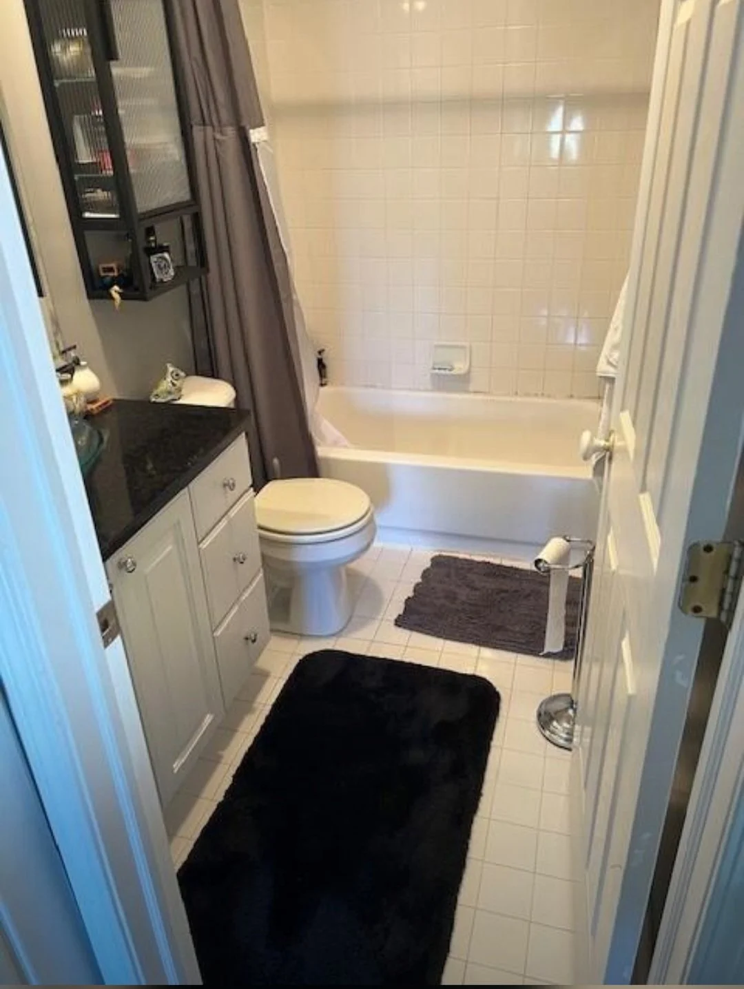 The original bathroom layout before remodeling, ready for a complete transformation into a modern and functional space.