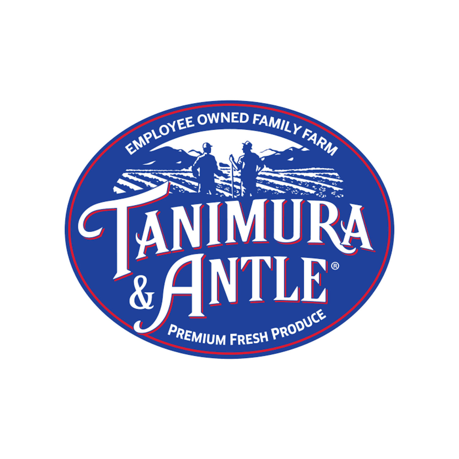 Logo for Animura & Artle, a family-owned farm with premium fresh produce, featuring farming imagery and text.