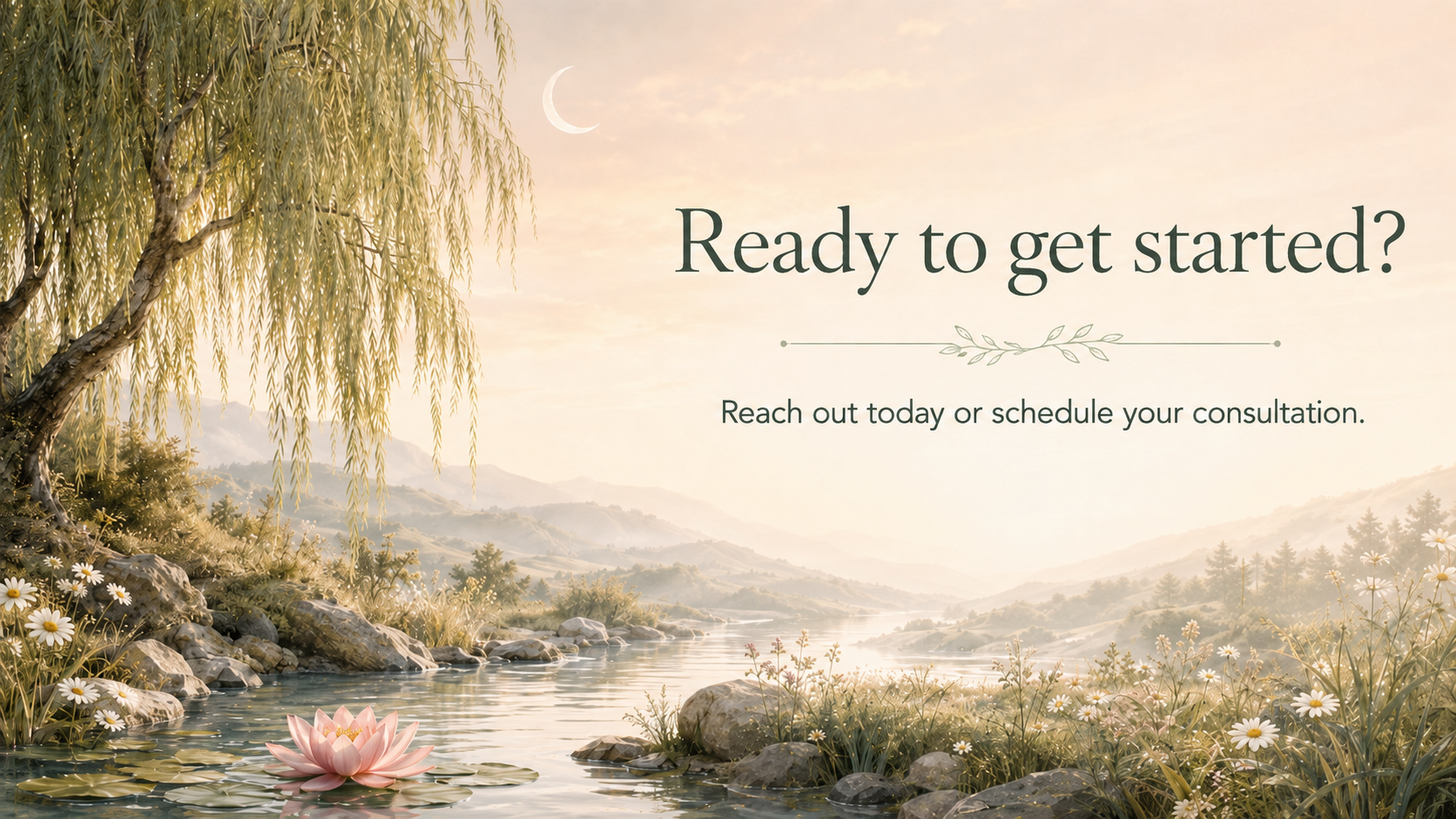 Ready to get started? Reach out today or schedule your consultation.