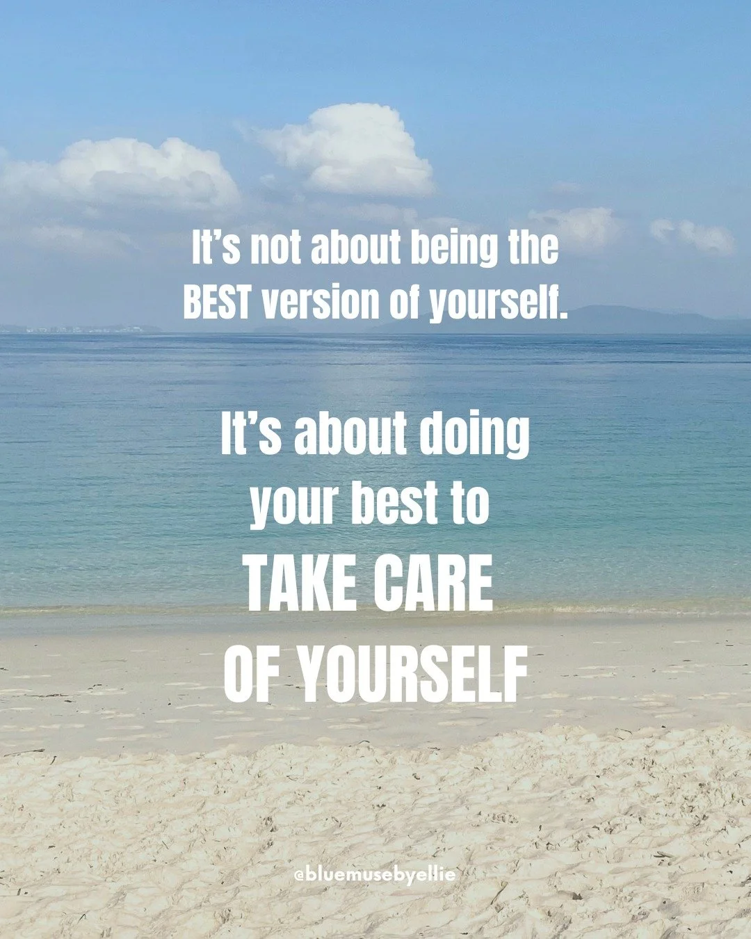 We so often hear about being the BEST version of yourself. And although this inspires celebrating your individuality (which I LOVE), it's also A LOT of pressure.

Let's face it, there are many moments when you're NOT feeling your best and are certain