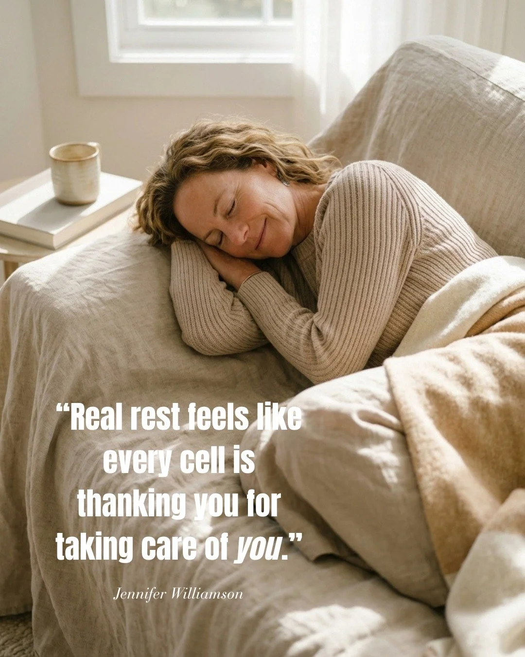One of the most loving things you can do for yourself is to let yourself rest. 

5 minutes, 20 minutes, an hour. Whatever you can manage. Let yourself rest. Show yourself this precious form of love.

#perimenopause�#perimenopausesupport�#perimenopaus