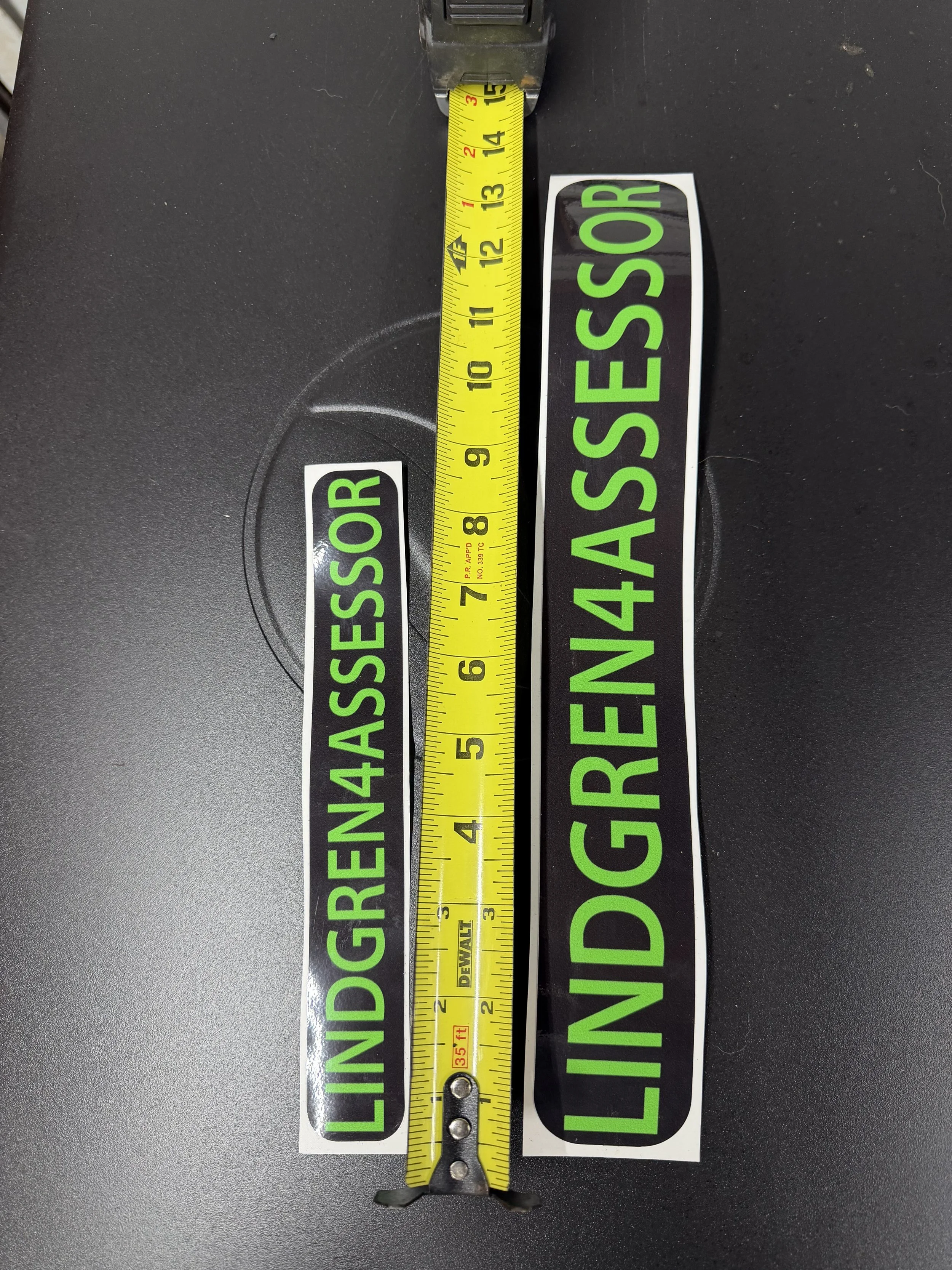 LINDGREN4ASSESSOR DECALS