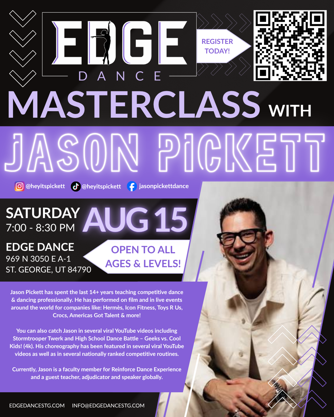 Masterclass with Jason Pickett
