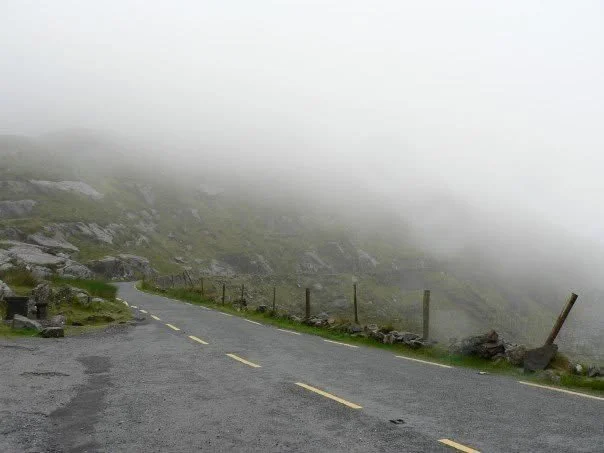 Conor Pass on a foggy day