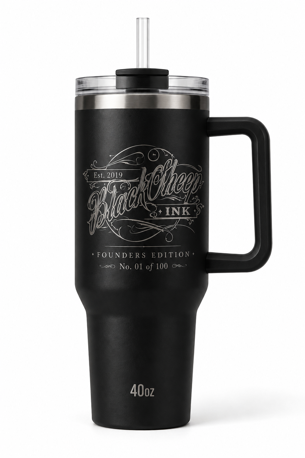 40oz Founders Edition Handled Tumbler