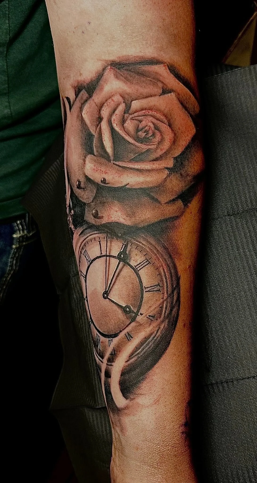 Realism Pocket Watch and Rose