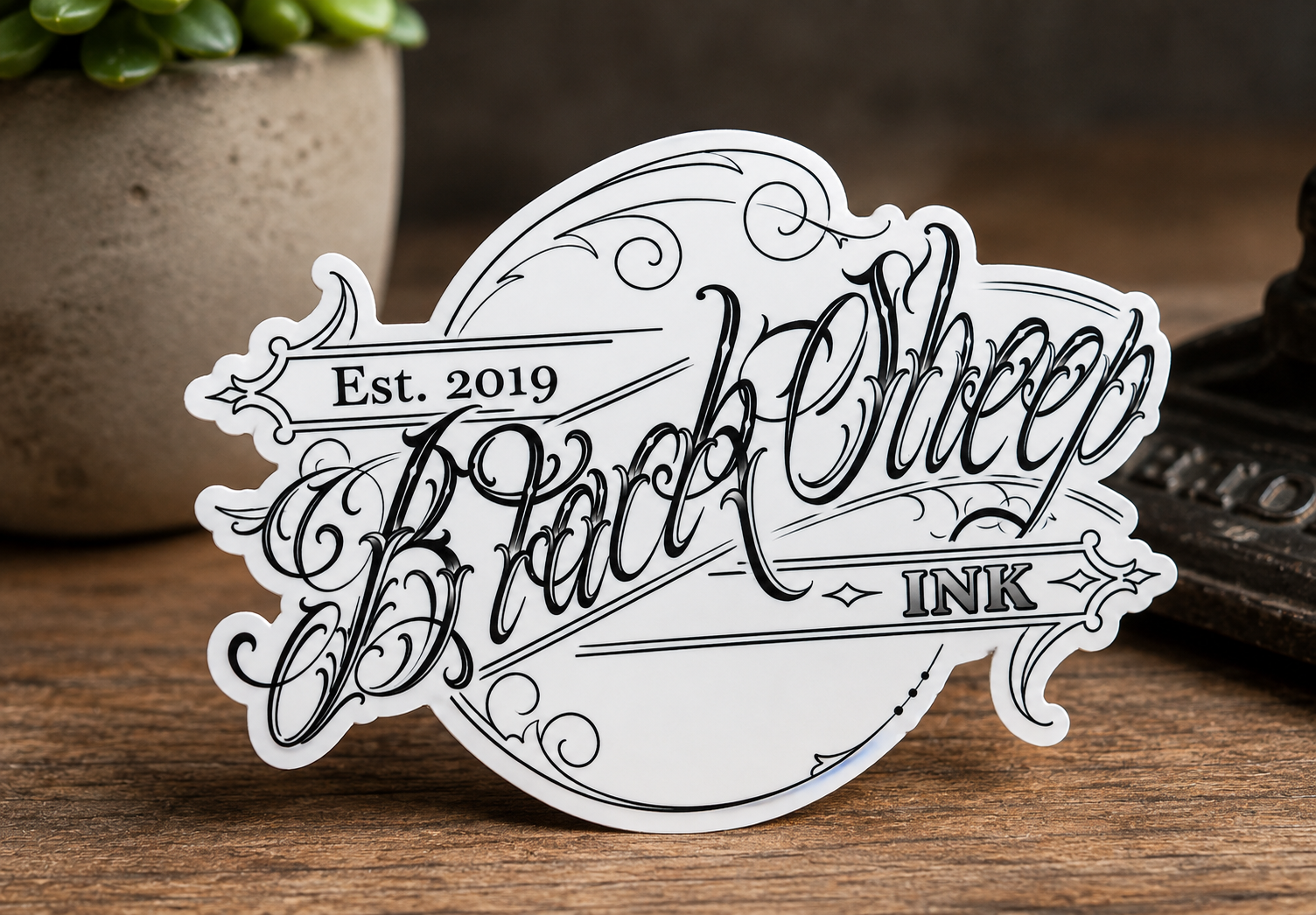 BlackSheep Ink 3" Die-Cut Sticker