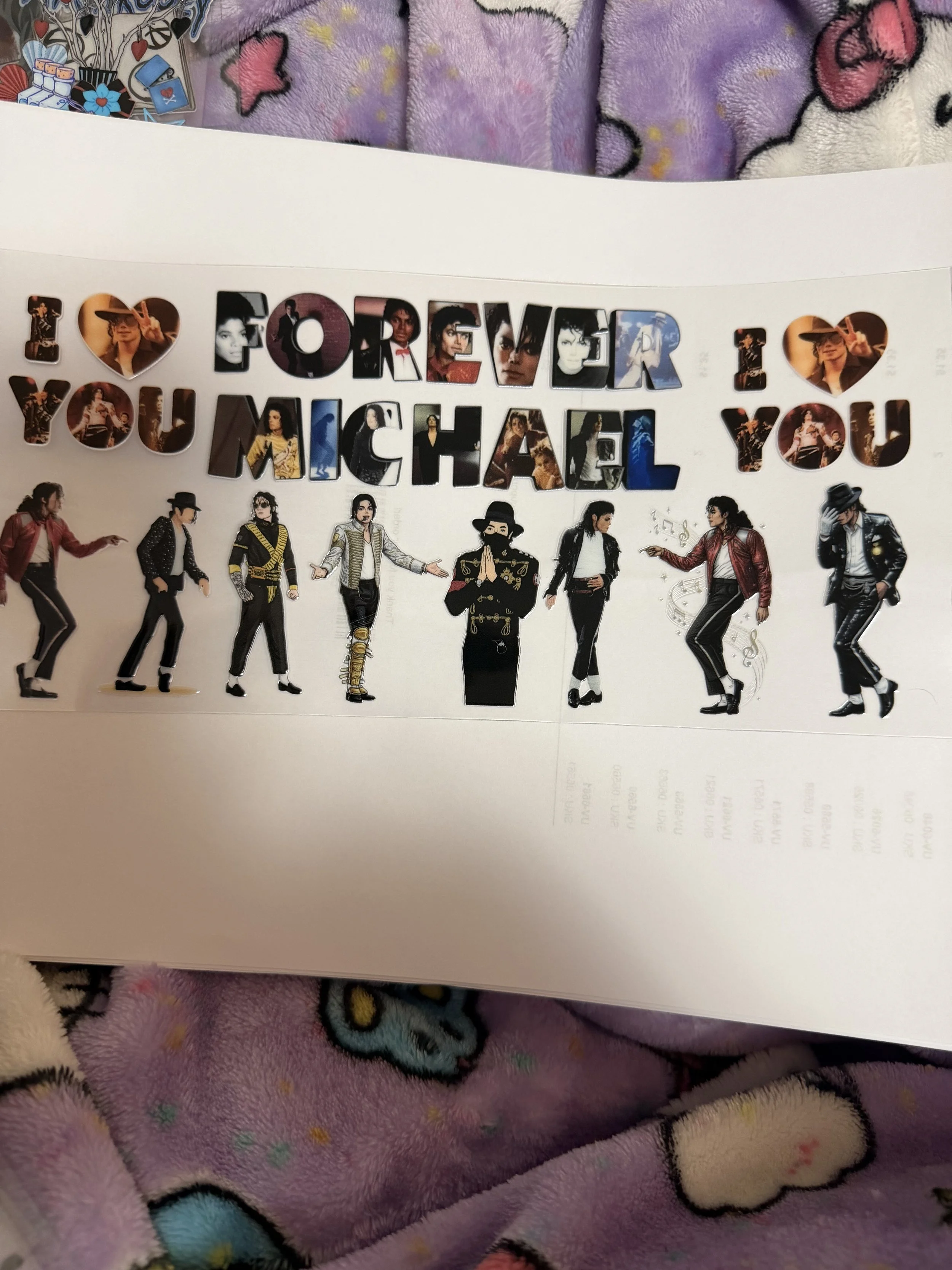 MJ Micheal J  I love you forever