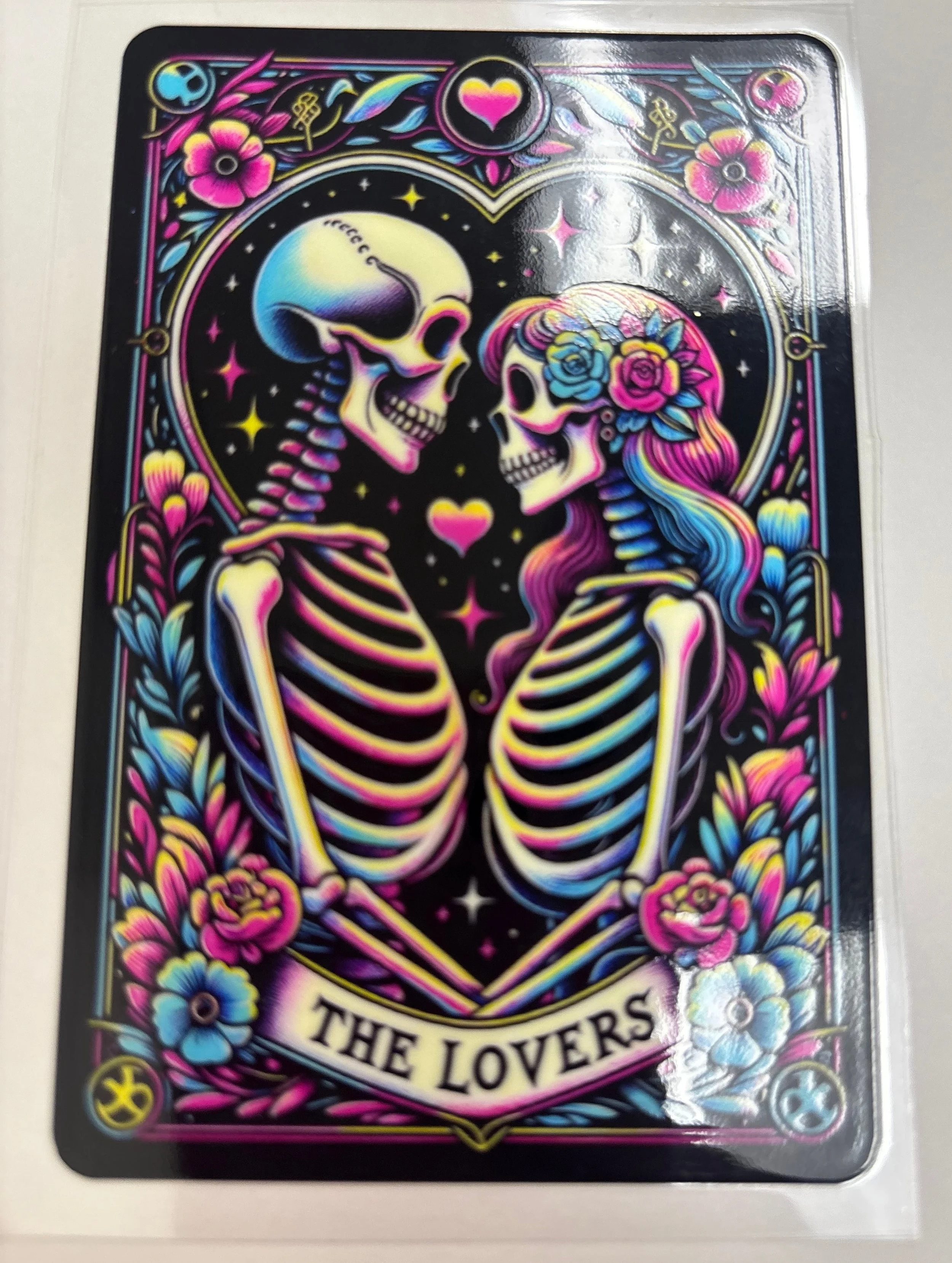 The lovers tarot card