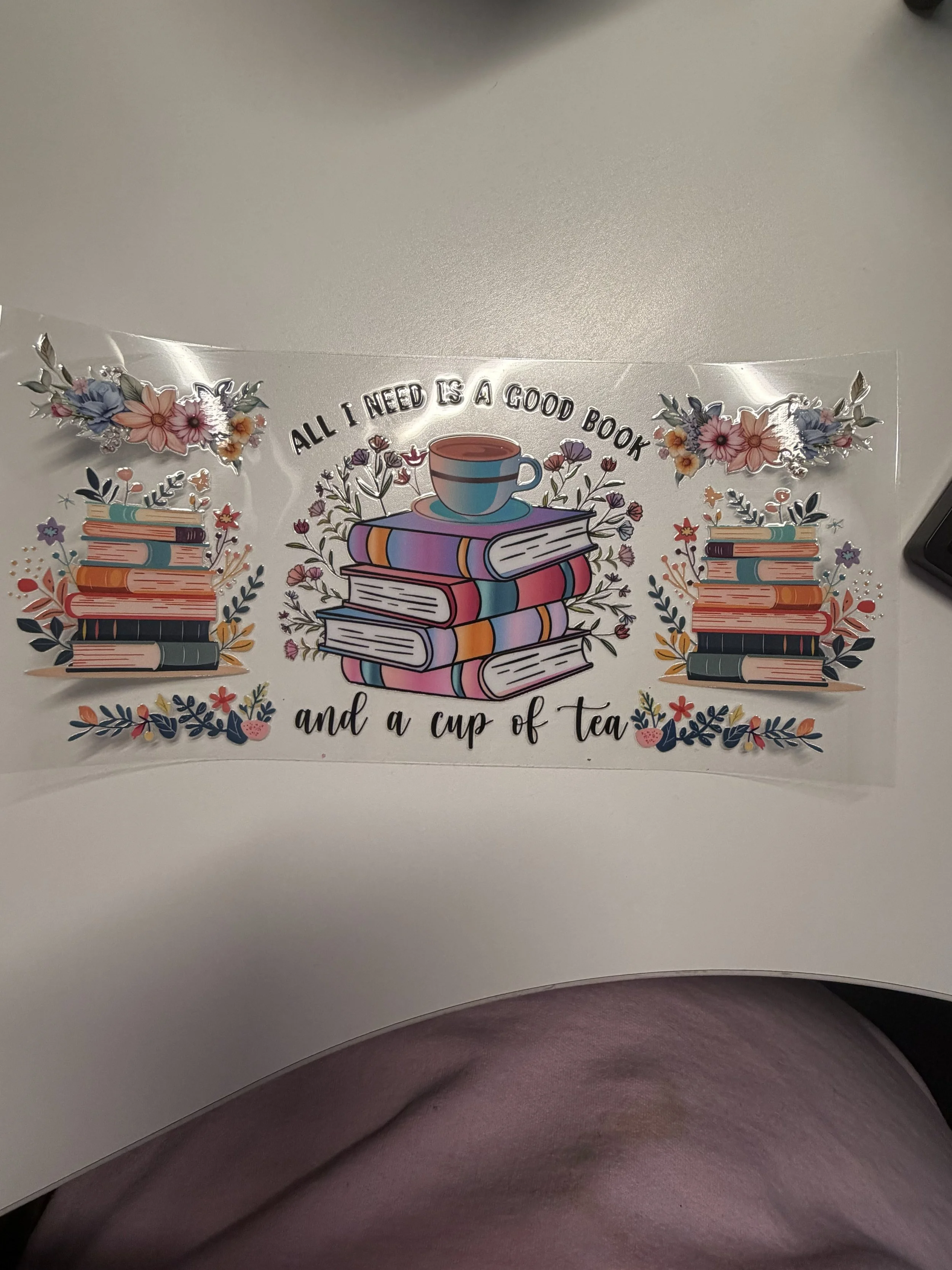 All I need is a good book and a cup of tea