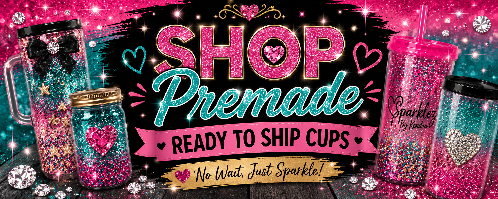Pre-Made Ready To Ship Cups