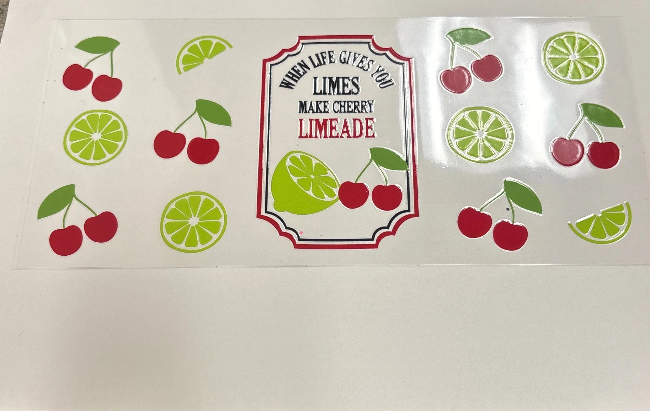 Make cherry limeade
