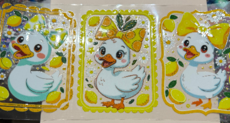 Baby Ducks with Bows and Lemons