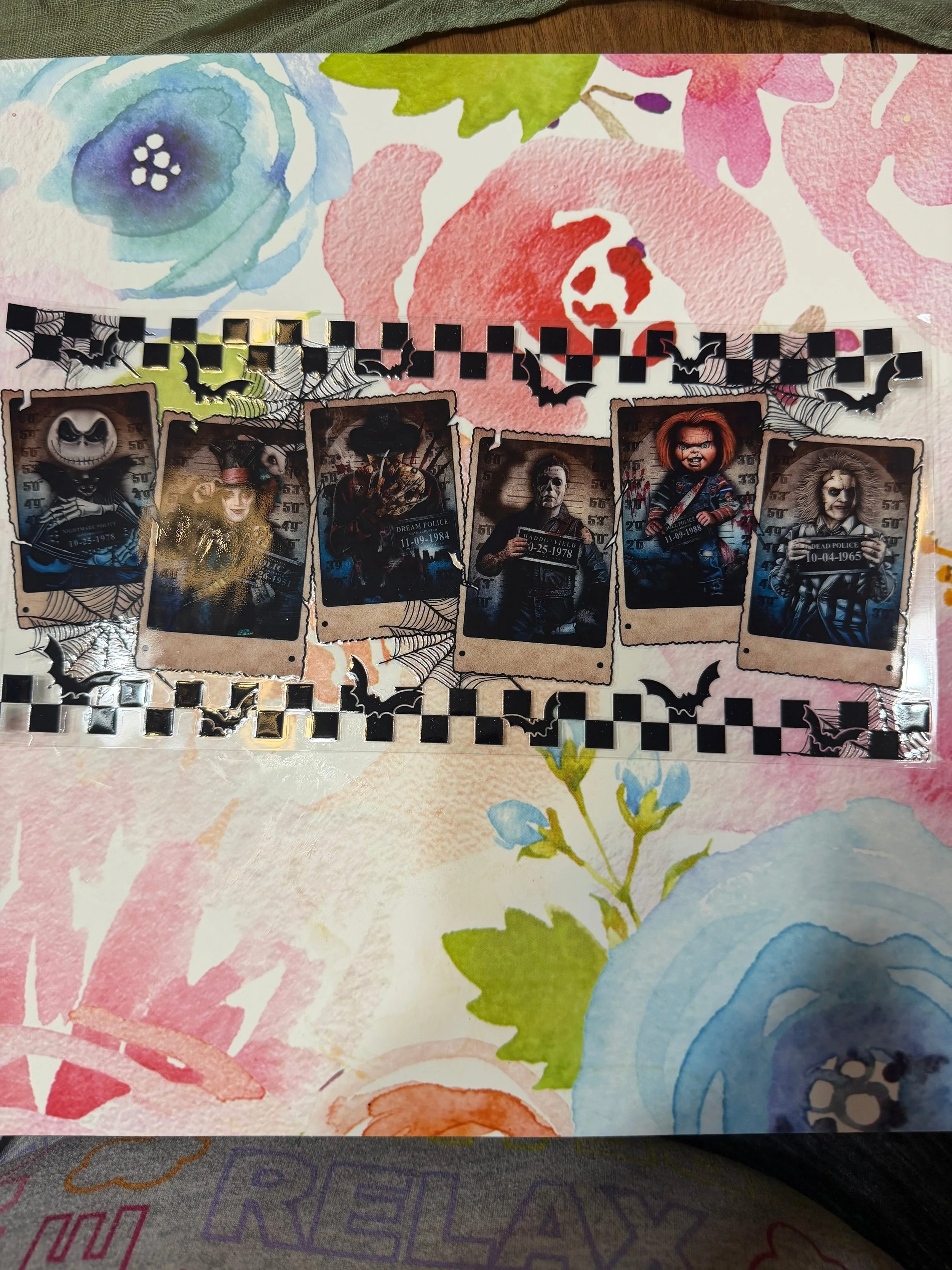 Horror villains mugshot