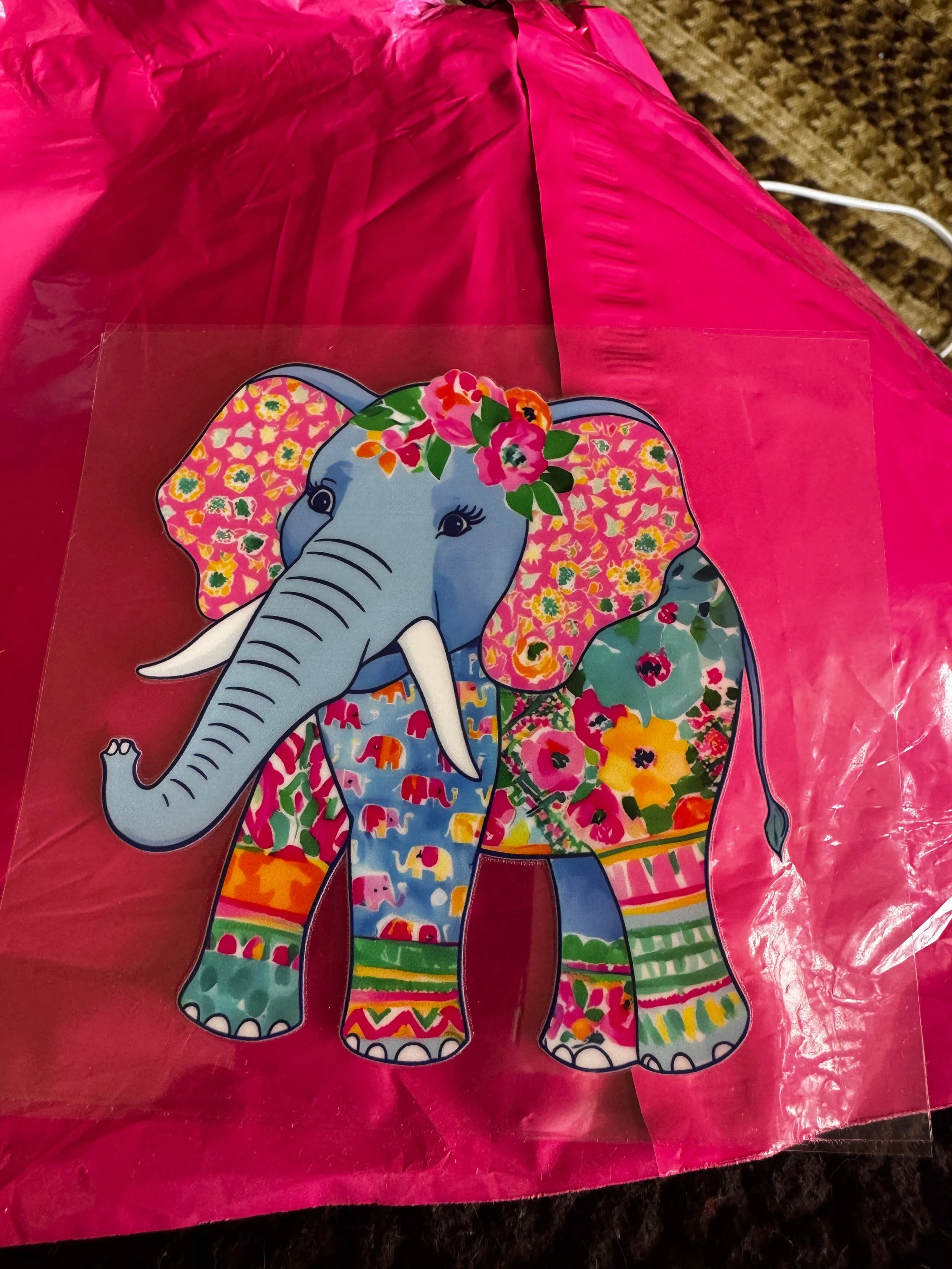 Elephant decal