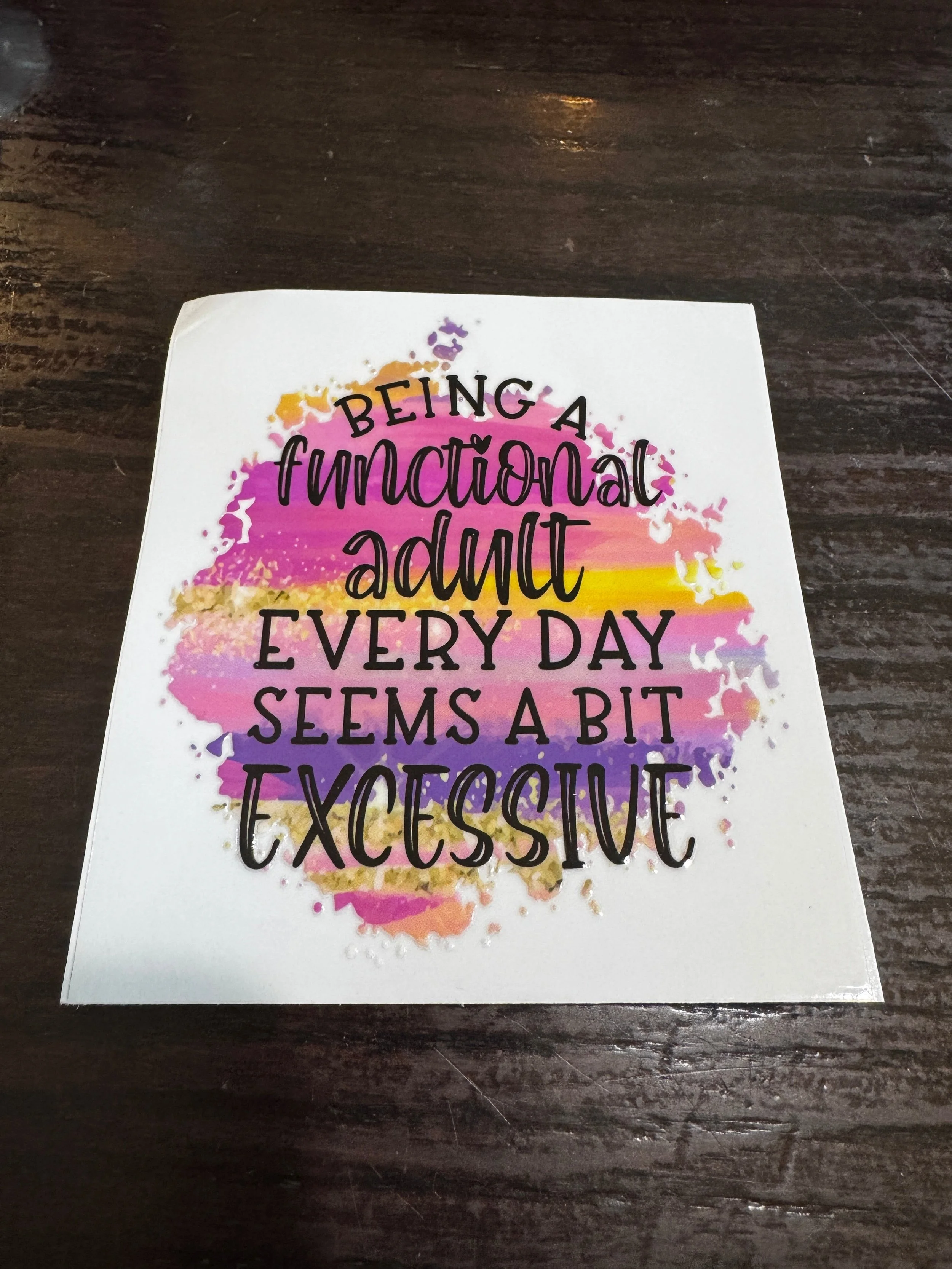Functional adult