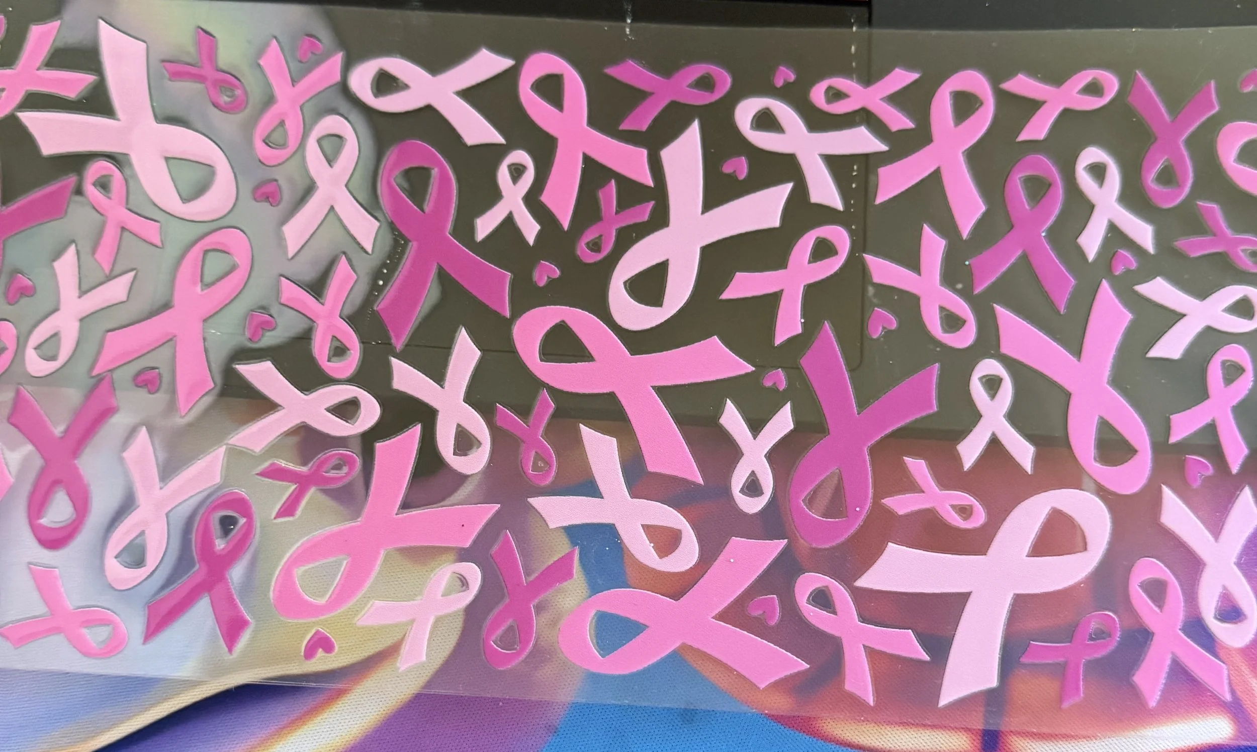 Breast cancer ribbons