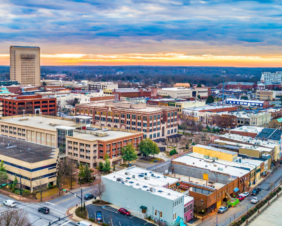 Cleaned Facility Services crew cleaning a commercial office in Spartanburg, SC