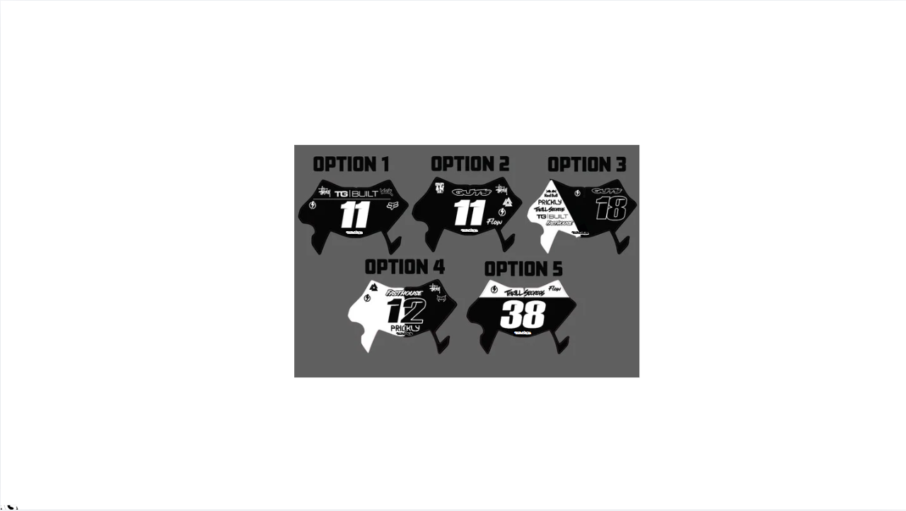 Ultra Bee Plate Decal