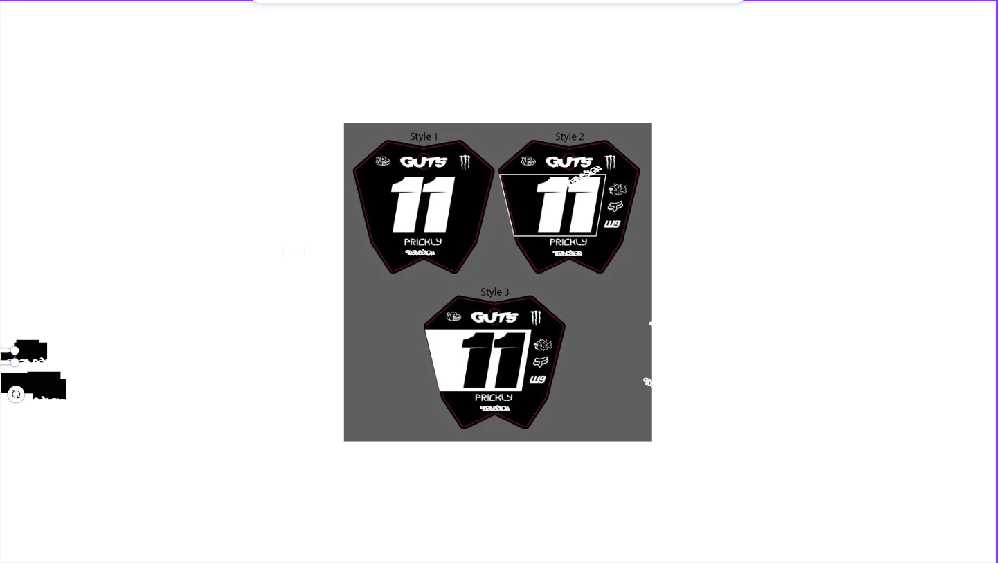 RTR front decal