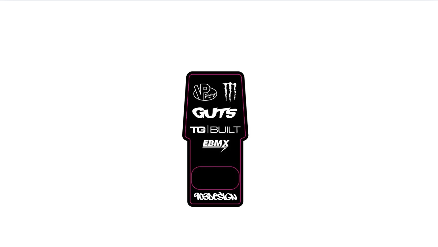 Suron lbx battery cover decal