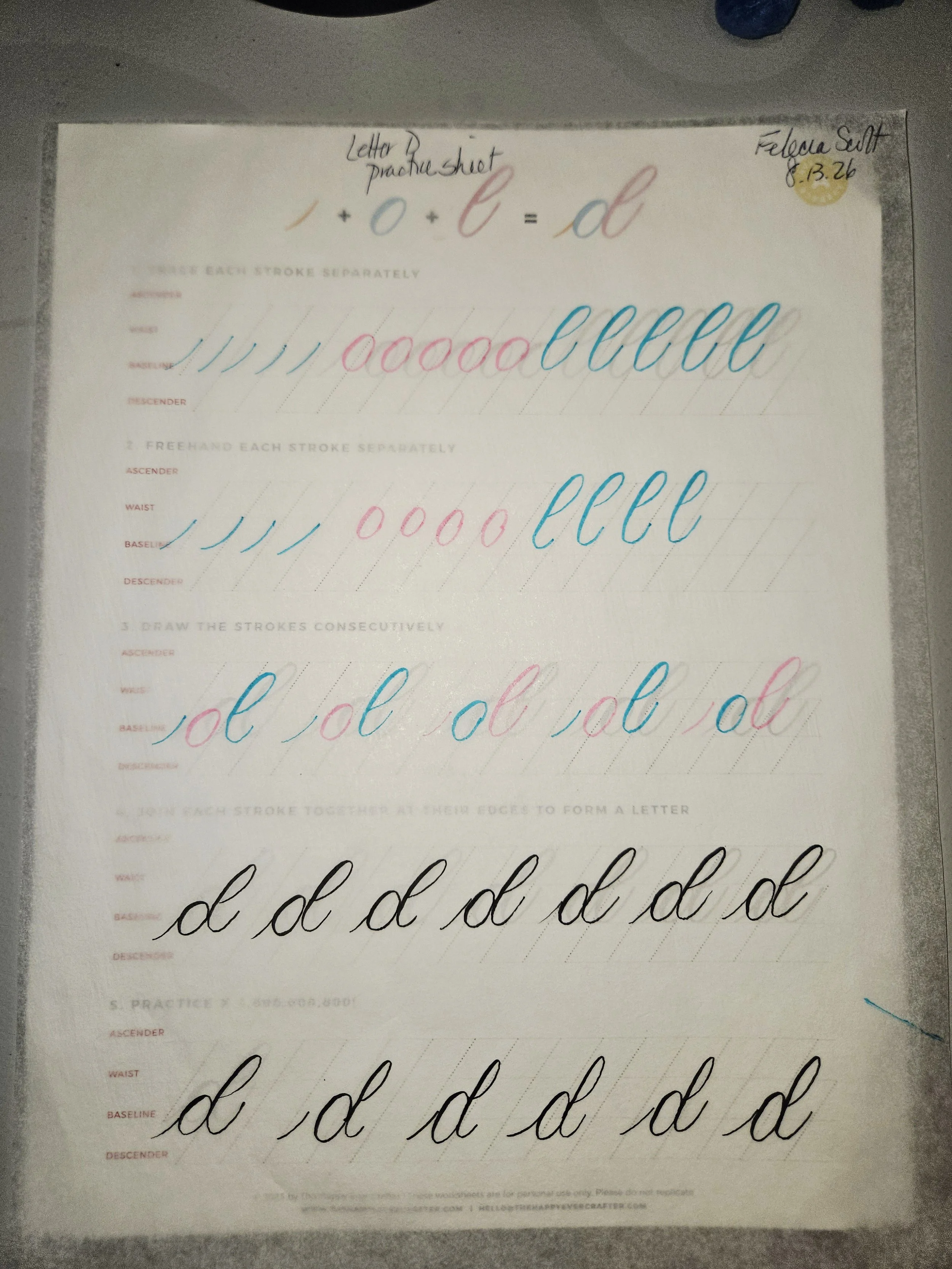 20260813 - Completed Practice Sheet letter d - feleciascott.com.jpg