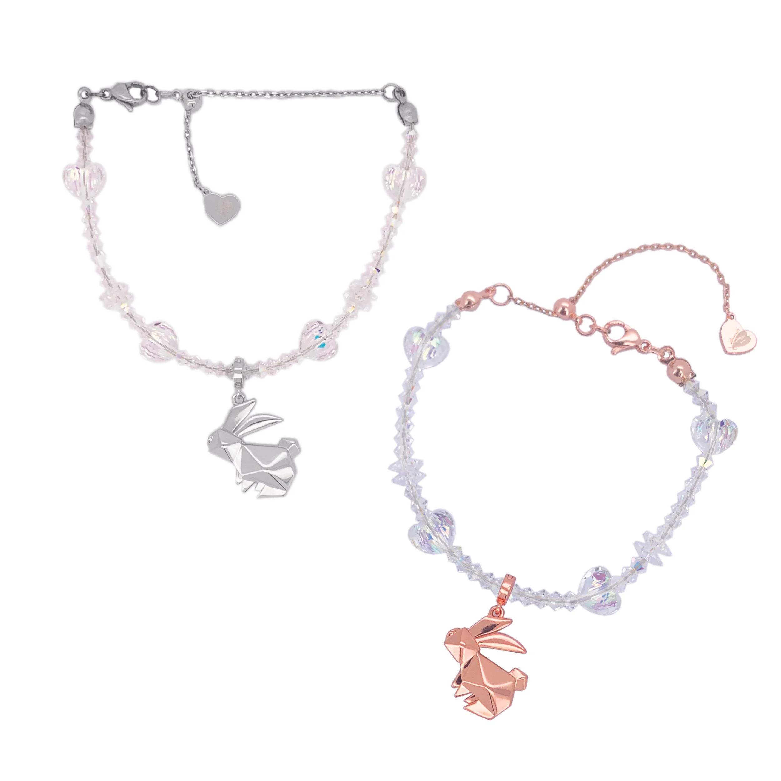 Origami Rabbit Charm Bracelet - AB03