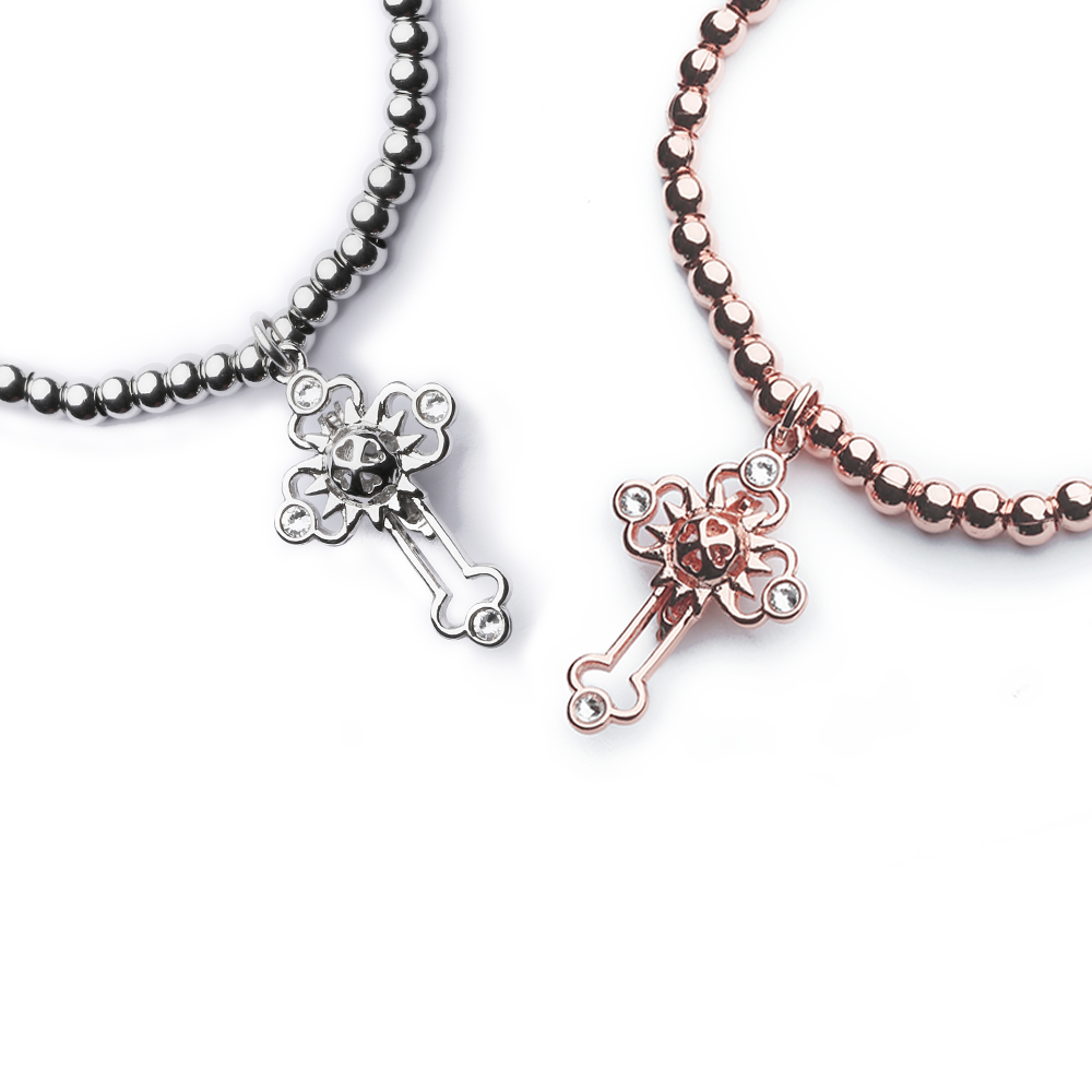 Elegance Cross Charm Bracelet - BB08