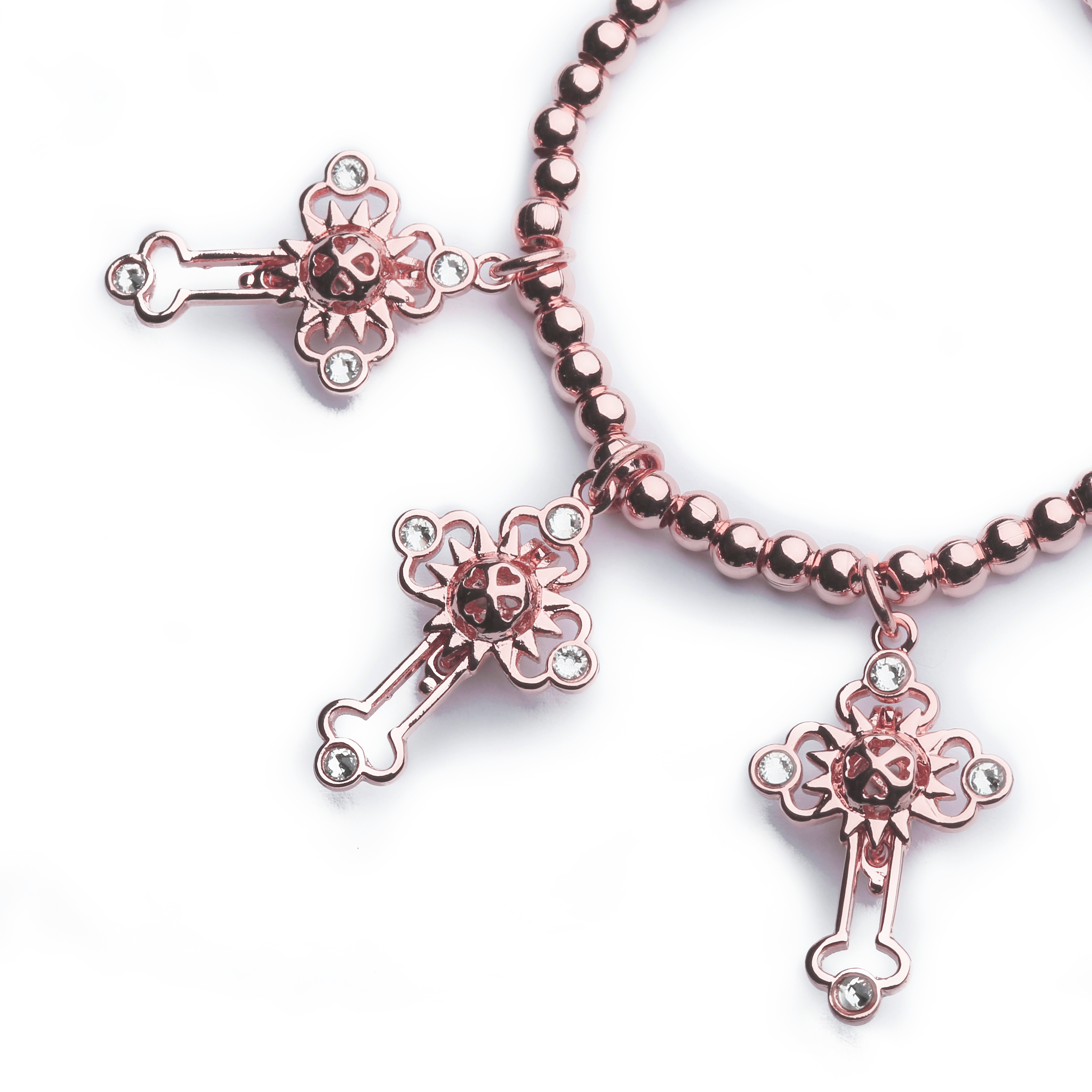 Radiant Cross Charm Bracelet - BB09