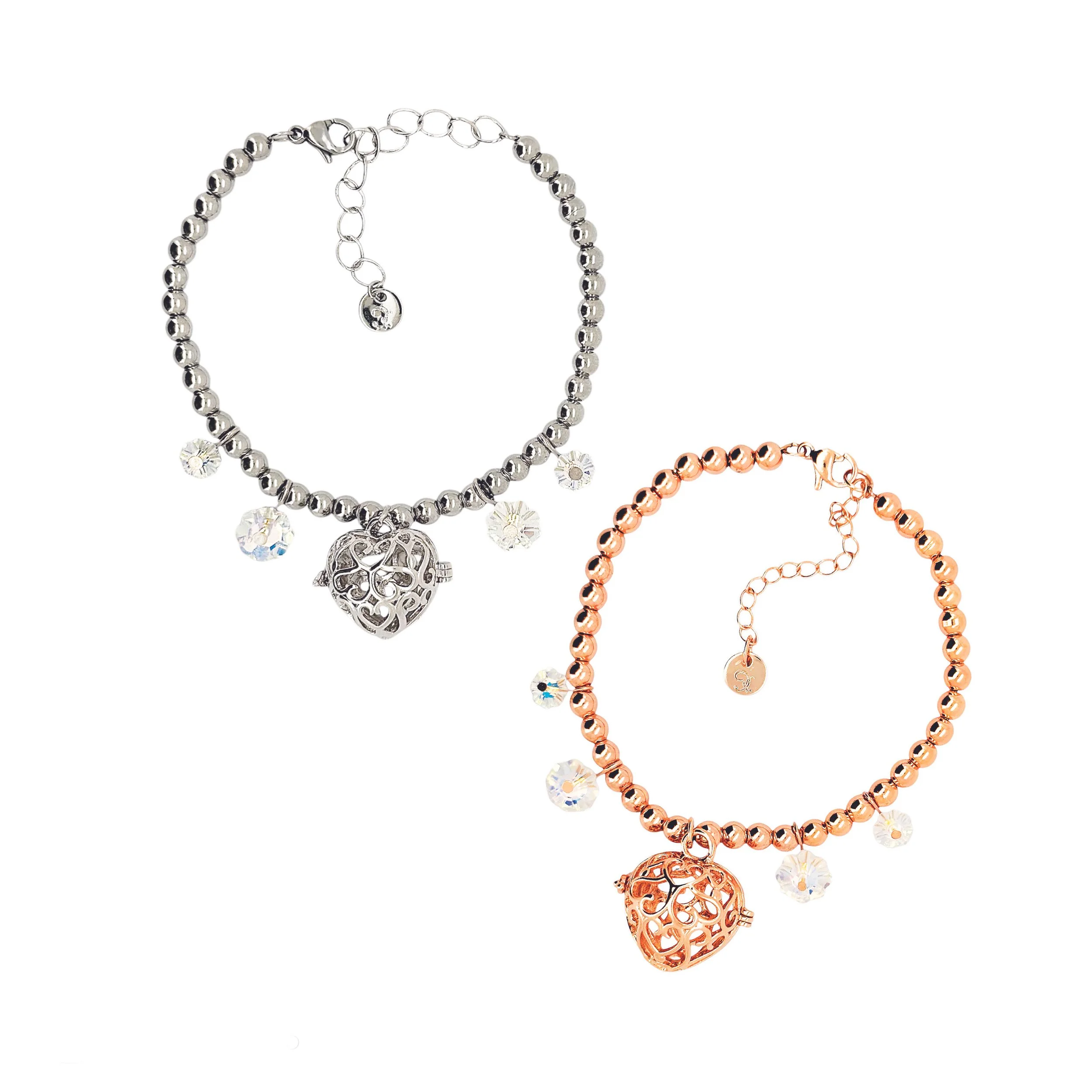 Delicate Heart Locket Bracelet - BB06