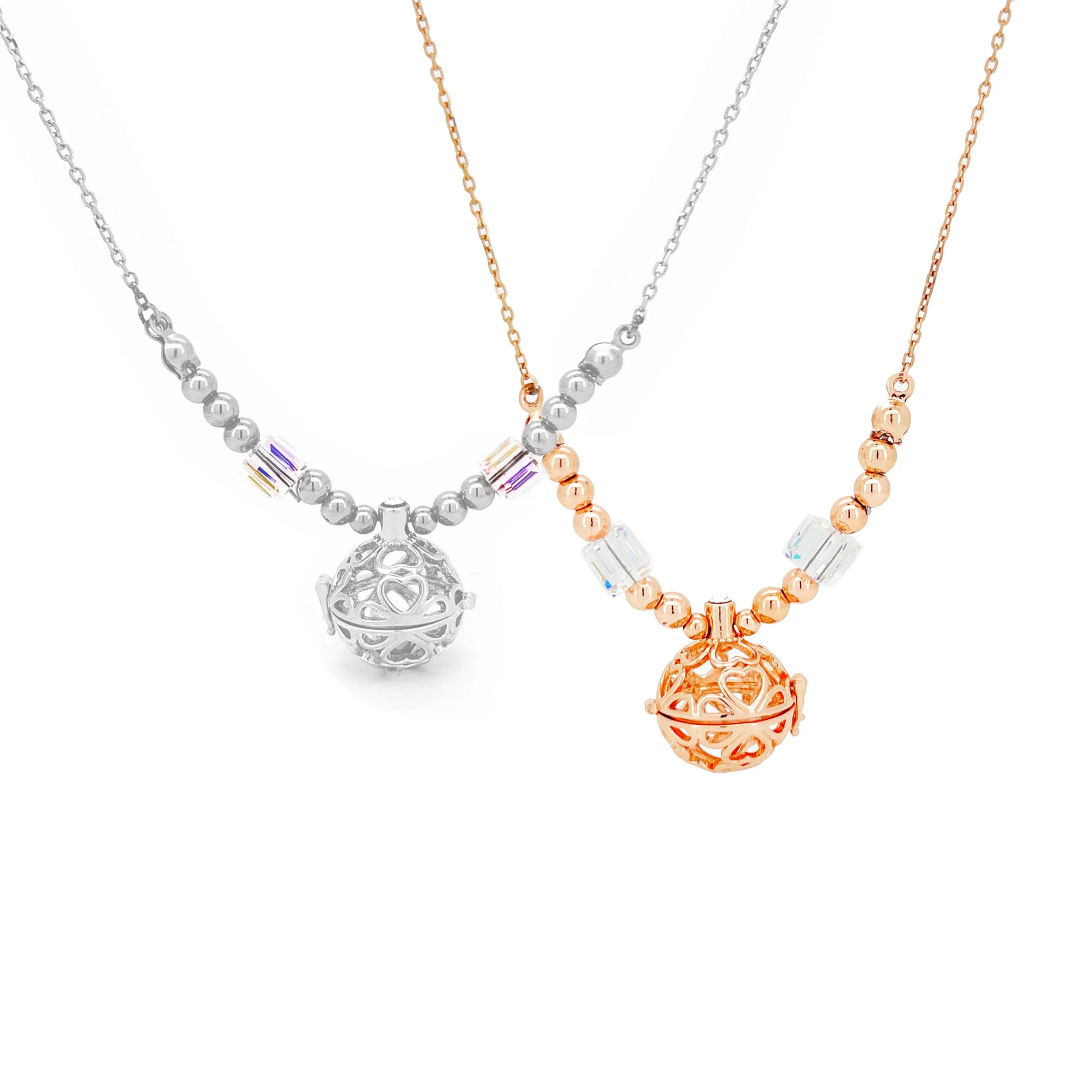 Four-leaf clover ball Pendant Necklace - EN08