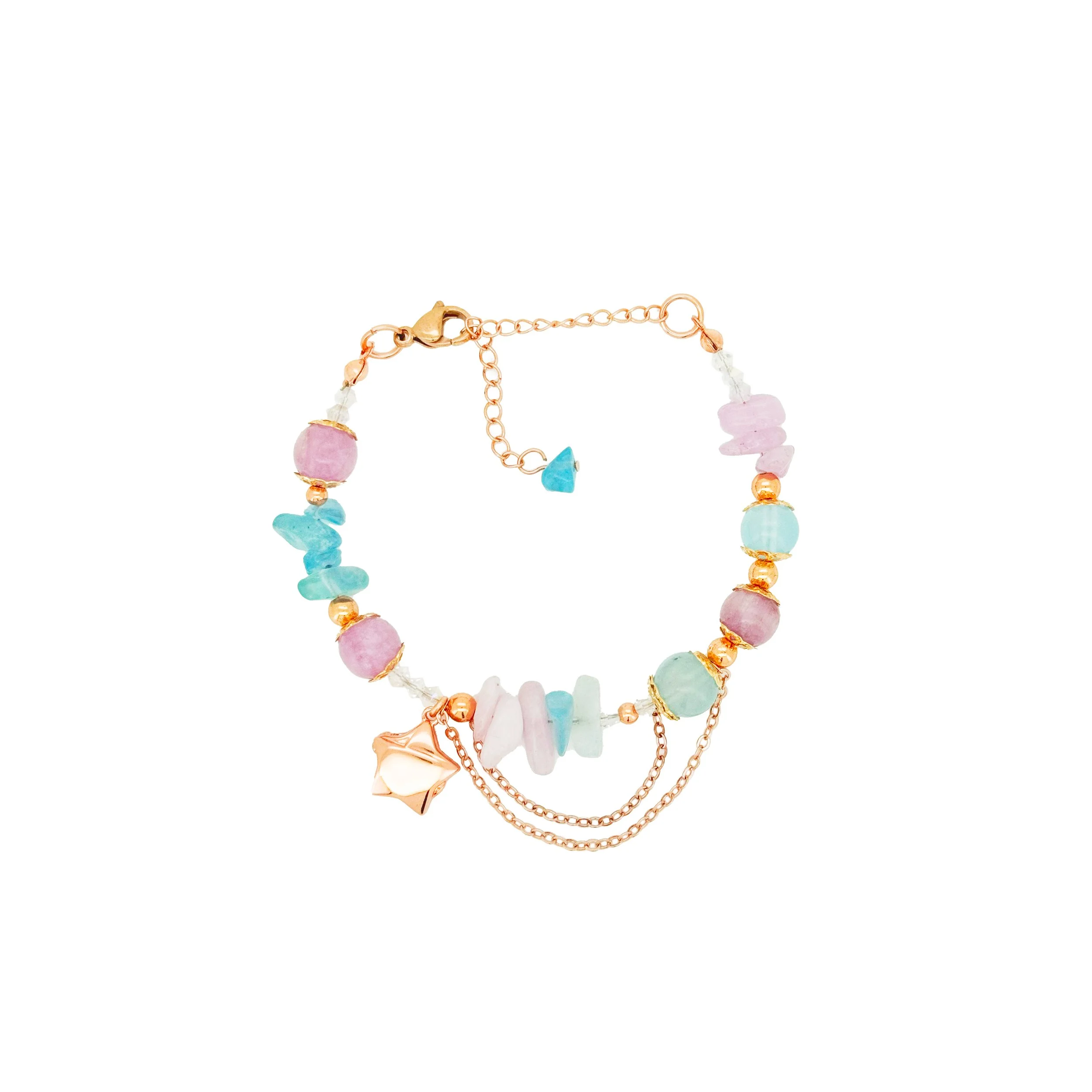 Enchanted Gemstone Charm Bracelet - SB01