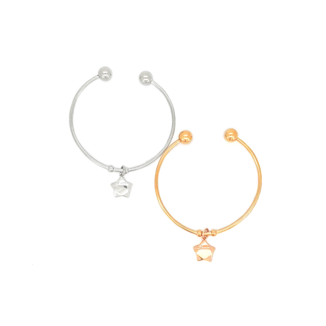 Star Charm Bangle Bracelet  - AB05