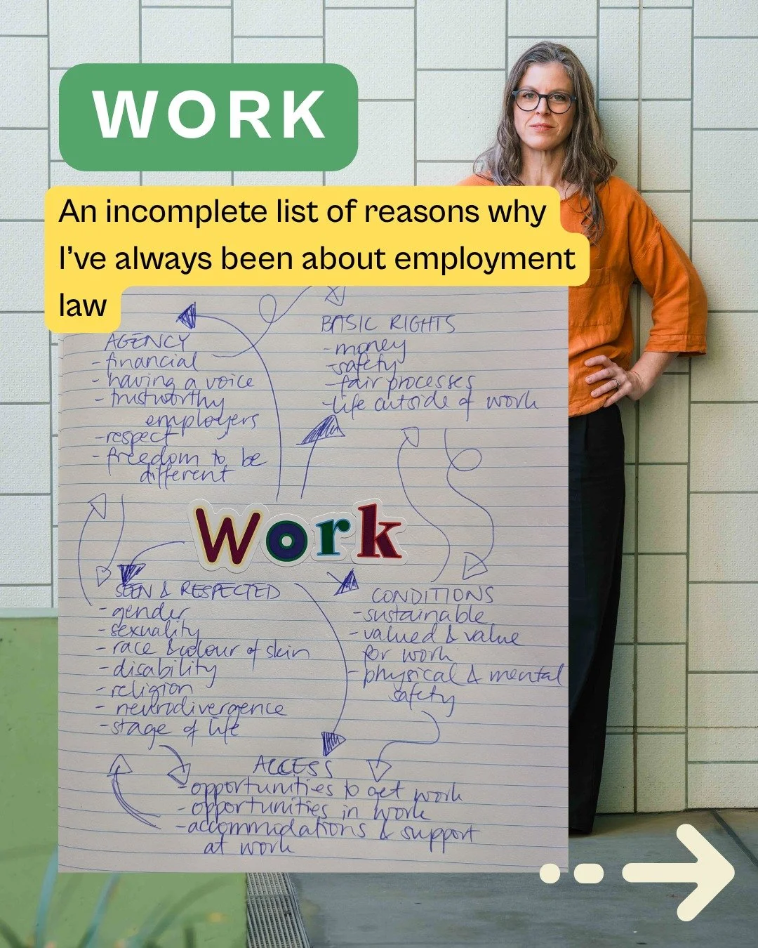 An incomplete list of reasons why I've always been about employment law. I think it's fascinating and even fun - fully aware that might sound odd!

Alt text:
1: Work. An incomplete list of reasons why I've always been about employment law.
2. Basic r