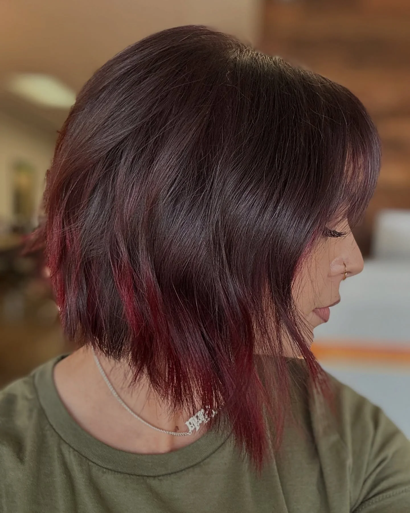 Red balayage refresh for our favorite girl ✨  @kel_lives_in_color