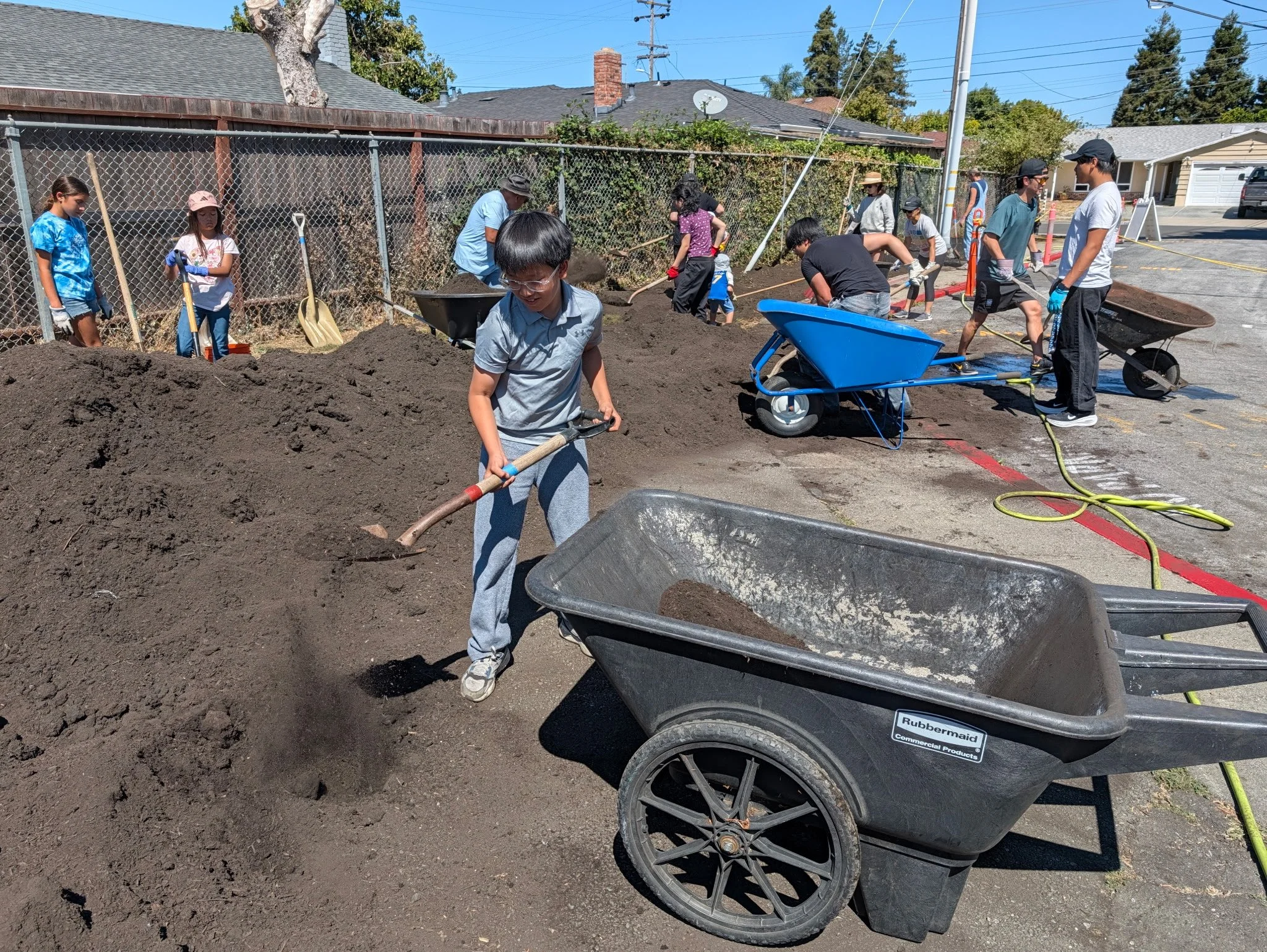 Sheet Mulching @Forest Park Elementary School