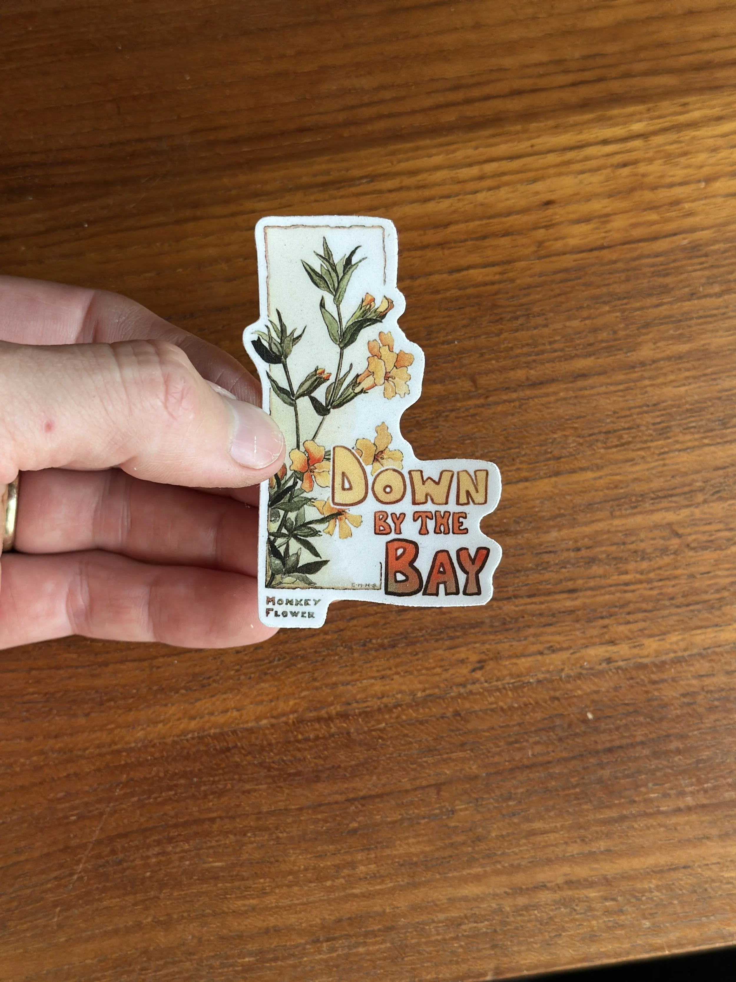 Sticky Monkeyflower Sticker