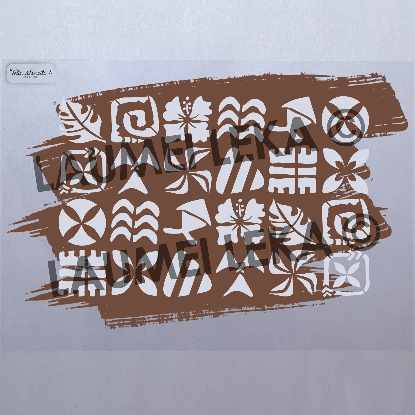 PelaMalia Elei Stencil