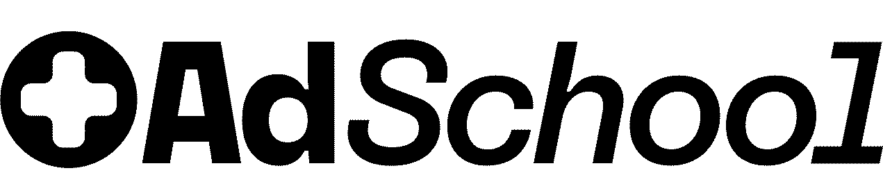 A gif featuring the 'AdSchool' logo in black.
