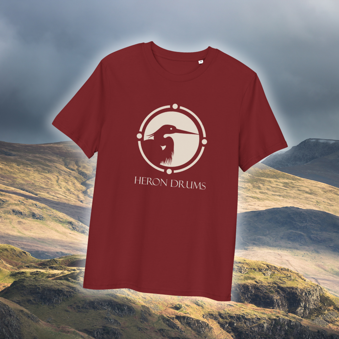HERON DRUMS t-shirt