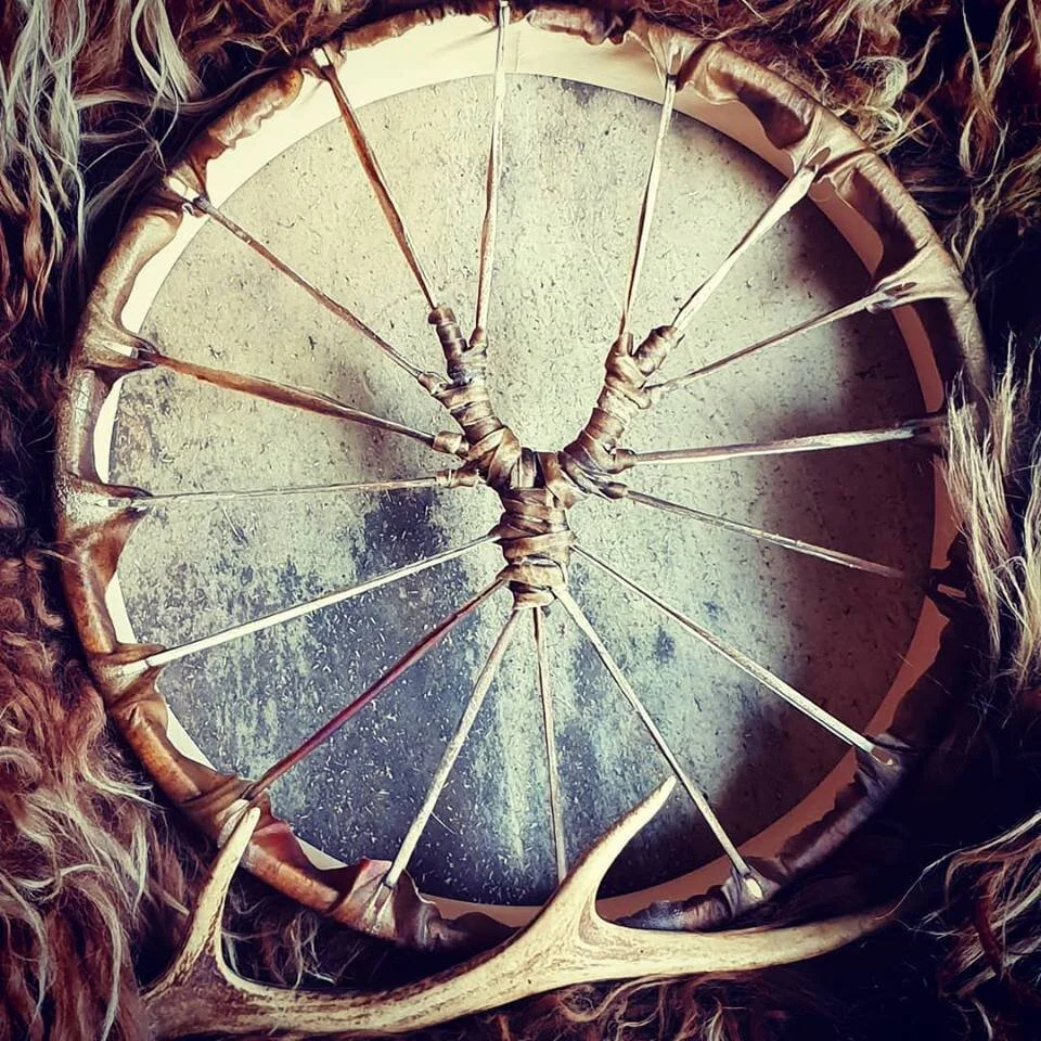 Horned-God / Antlered Goddess Shamanic Drum Made-to-Order
