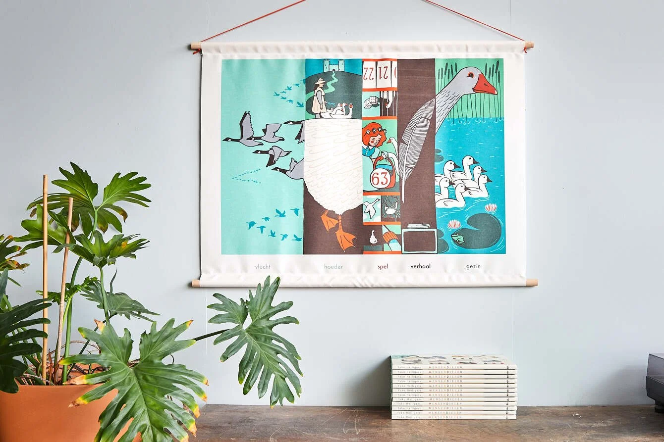 luxe textielposter - GANS