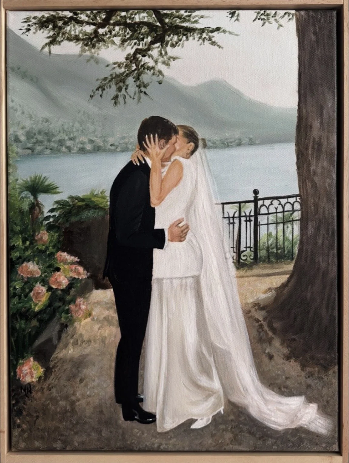 Custom Wedding Portrait 12’x16’
