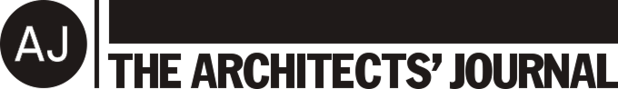 The Architects' Journal logo with a black circle containing the initials 'AJ' and the publication name in black text.