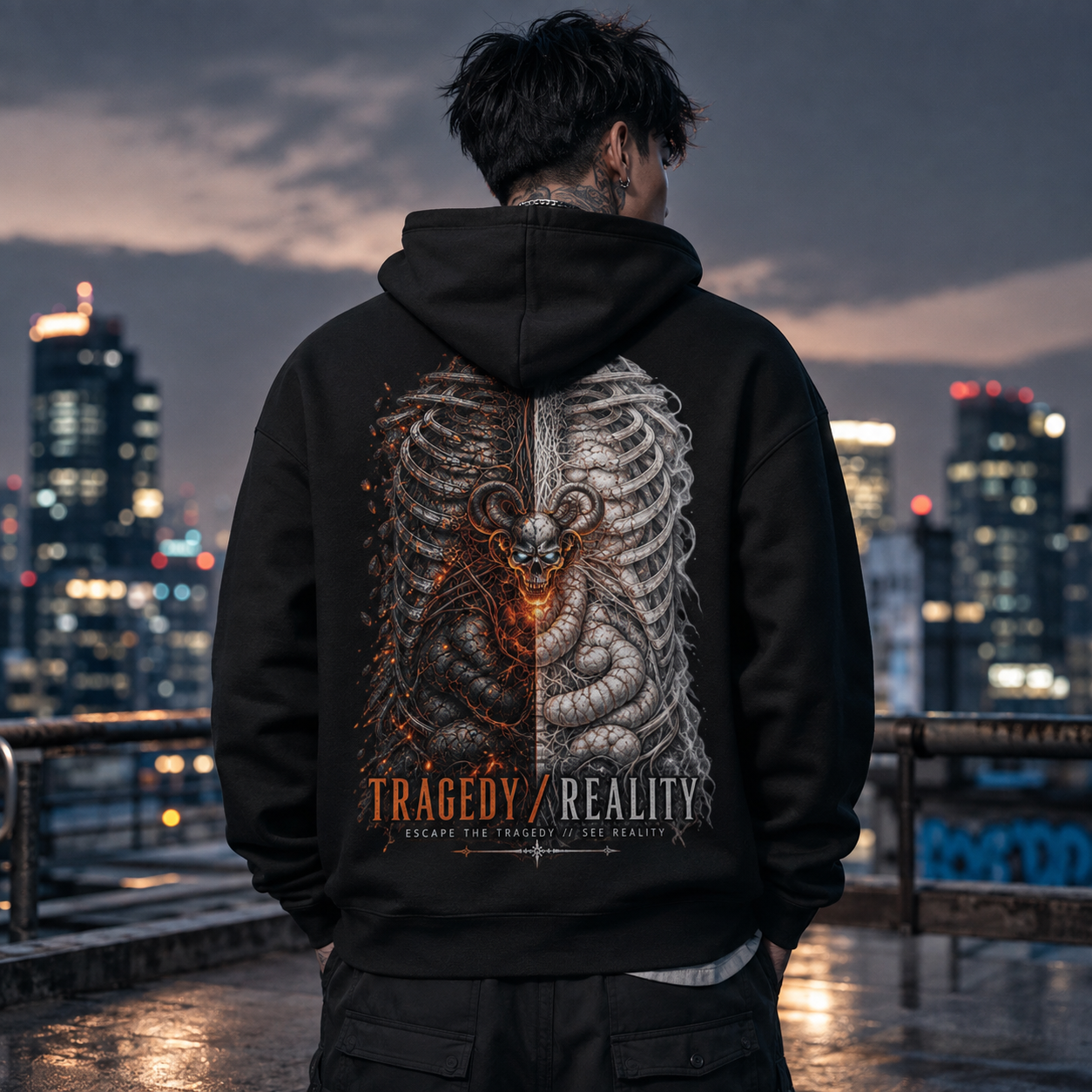 TRAGEDY REALITY | PROF CORTON | HOODIE