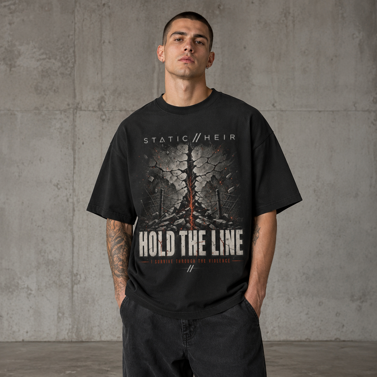 HOLD THE LINE | STATIC HEIR | SHIRT