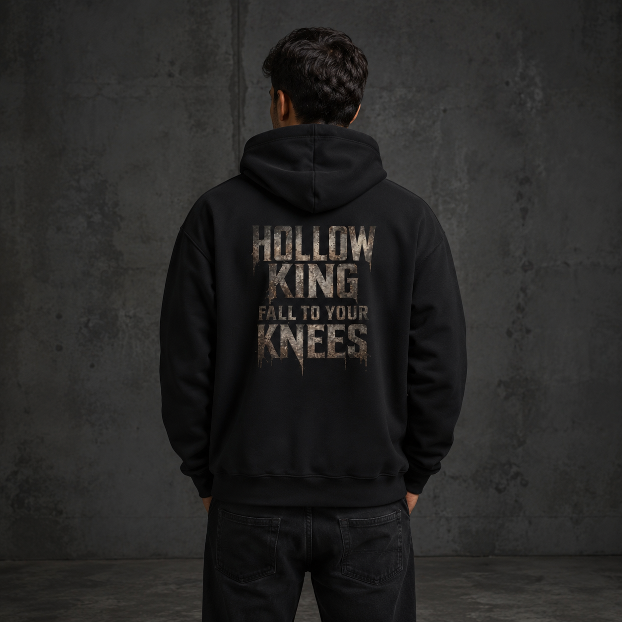 Hollow King Hoodie - Fall to Your Knees Graphic Pullover