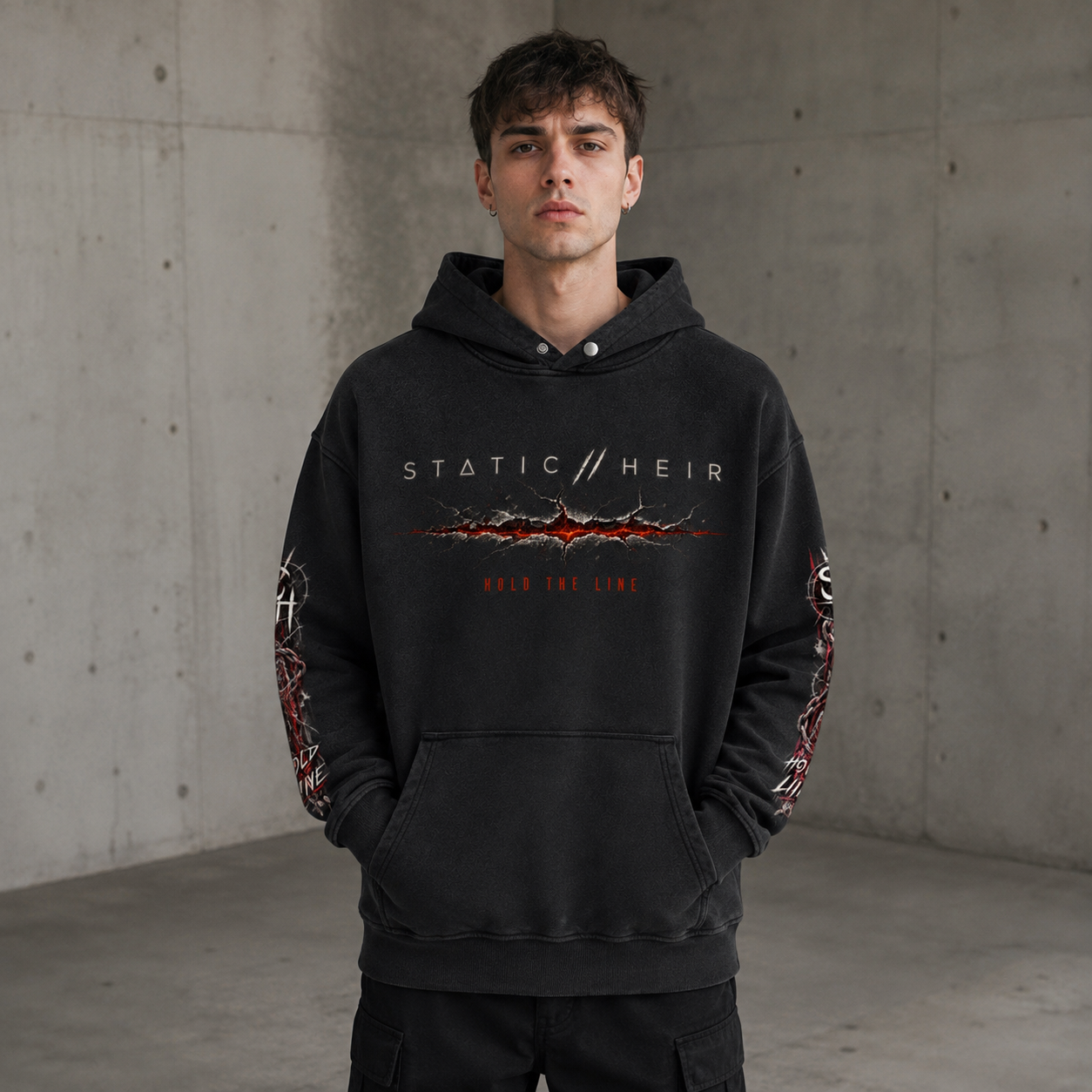 HOLD THE LINE | STATIC HEIR | HOODIE
